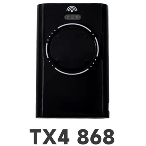 Télécommande Sans Fil XT2 XT4 SLH LR FAAC 868 MHz – 1 Pièce, Commande Garage et Portail, Noir