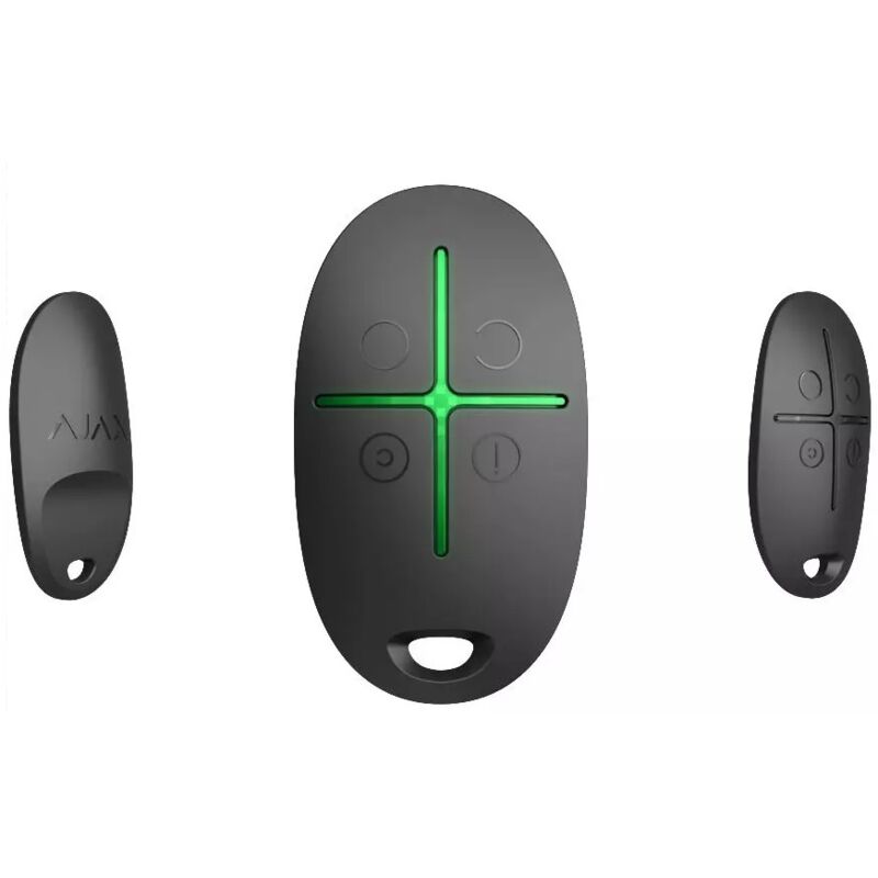 Télécommande SpaceControl pour système de sécurité - Noir Ajax