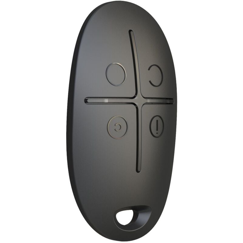 Télécommande SpaceControl pour système de sécurité - Noir Ajax