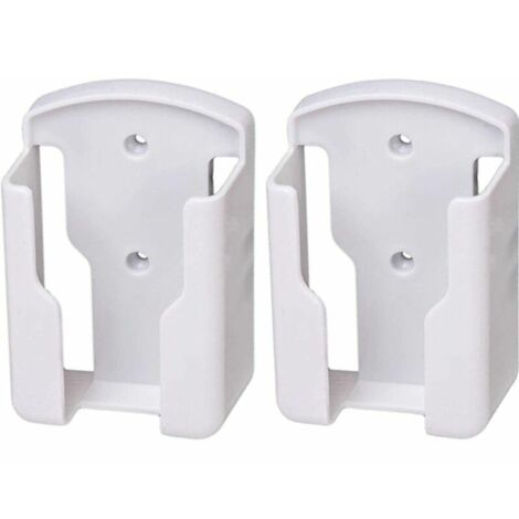 Télécommande, télécommande porte TV, climatiseur universel mural boîte de rangement pour télécommande, matériau durable blanc, set de 2
