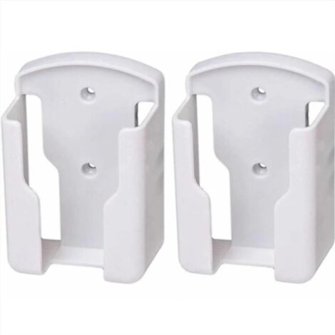Télécommande, télécommande porte TV, climatiseur universel mural boîte de rangement pour télécommande, matériau durable blanc, set de 2