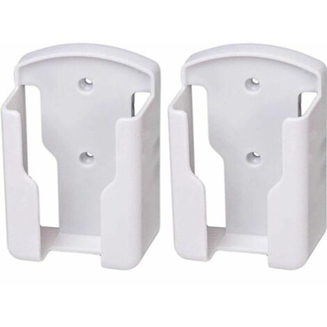 Télécommande, télécommande porte TV, climatiseur universel mural boîte de rangement pour télécommande, matériau durable blanc, set de 2