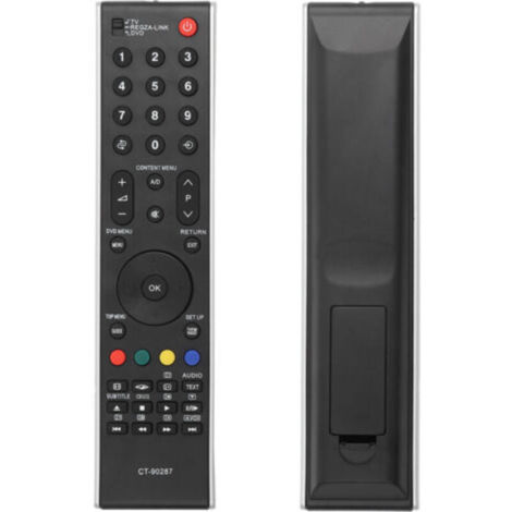 Télécommande TV, facile à utiliser, légère, avec boîtier en ABS et gros boutons, compatible avec les modèles CT90307, CT-90327, CT90273 et CT90274.-Crezuo