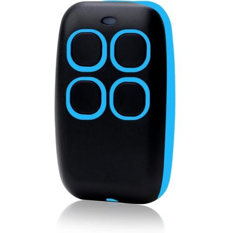 Télécommande universelle 2 pièces 4 en 1 pour portails et garages – Télécommande multi-fréquence Rolling Code 280 à 868 MHz, programmateur auto-apprenant avec liste de compatibilité