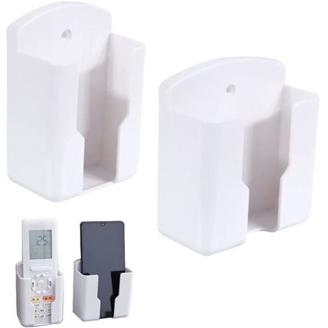 Télécommande Universelle - 2Pcs - Support Mural - Boîte de Rangement - Plastique ABS