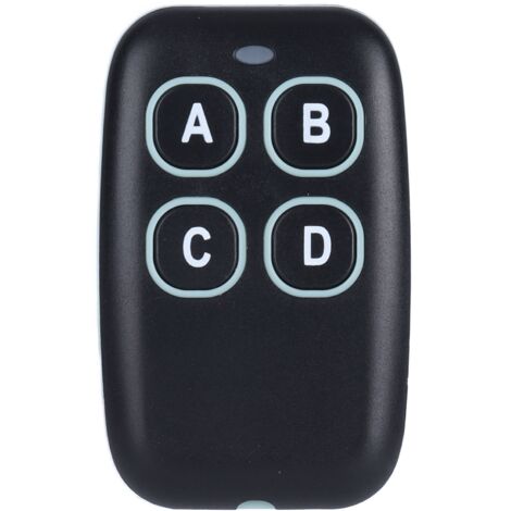 Télécommande Universelle 4 Boutons 433MHz AKK200803 pour Porte de Garage et Voiture