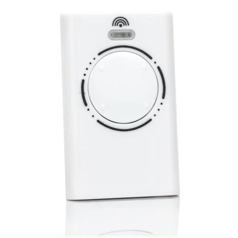 Télécommande universelle 4 boutons blancs, compatible avec portails et portes de garage FAAC XT4 (fréquences 300–868 MHz), copie facile sans programmation  yun