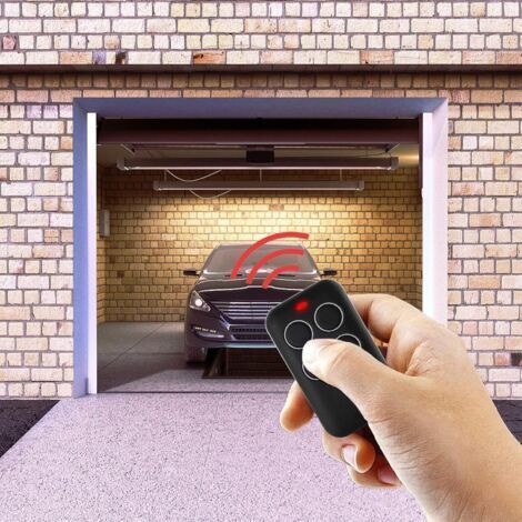Télécommande universelle 433 MHz – Lot de 2 – 4 canaux – Émetteur portatif pour portails et portes de garage – Clonage de signal