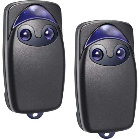 Télécommande Universelle 433 MHz (Pack de 2) - Compatible avec Flo2r-s, FLOXIR, FLOXR, FLOX2R, OX2