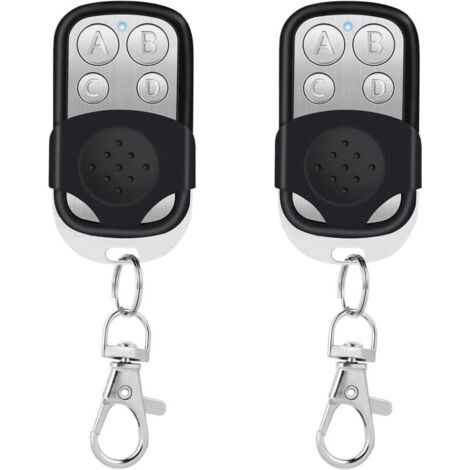 Télécommande universelle 433,92 MHz – Cloner à distance à code fixe – 4 boutons pour garage et portail – Compatible Marantec Rolling Code-Crezuo
