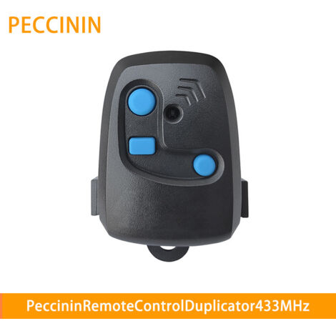 Télécommande universelle 433,92 MHz pour portail et porte de garage – Duplicateur de télécommande à code tournant – Compatible avec la plupart des modèles PECCININ et autres marques-lsw