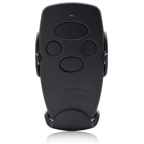 Télécommande universelle 433,92 MHz pour portes de garage à basculement – 4 boutons, code dynamique, compatible avec systèmes courants – Noir-lsw