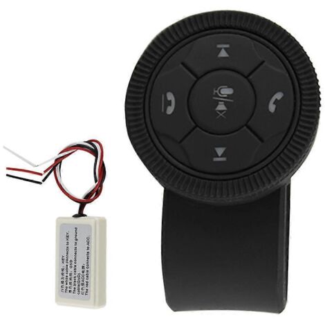 Télécommande universelle 7 touches pour autoradio multimédia avec boutons au volant