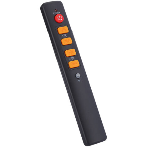 Télécommande universelle à gros boutons pour TV, décodeur, DVD, DVB, HIFI et magnétoscope