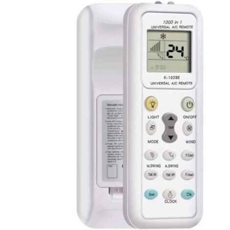 -Telecommande Universelle clim,Télécommande Universelle pour climatiseur,telecommande climatiseur Universel,Compatible avec Toutes Les Marques de Clime,Compatible avec Aermec, Airwell, Airton,EC