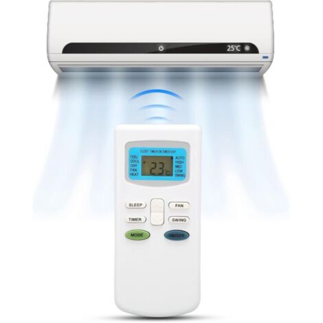 Télécommande Universelle de Climatiseur Compatible pour TCL, pour Dronic, pour Klimaire, pour Pioneer, pour Ciac, pour Airton, pour Dronic