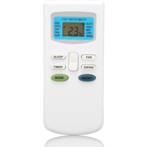 Télécommande Universelle de Climatiseur Compatible pour TCL, pour Dronic, pour Klimaire, pour Pioneer, pour Ciac, pour Airton, pour Dronic, pour Fujico, pour Universal Asia, pour Airmaster, po