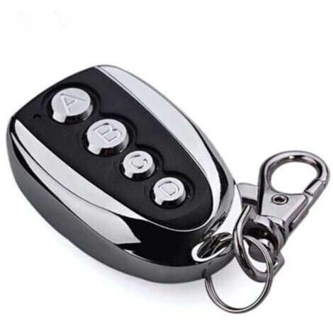 Télécommande universelle de porte de garage 433 Clone 4 clés Code auto Duplicateur de télécommande de porte de garage-