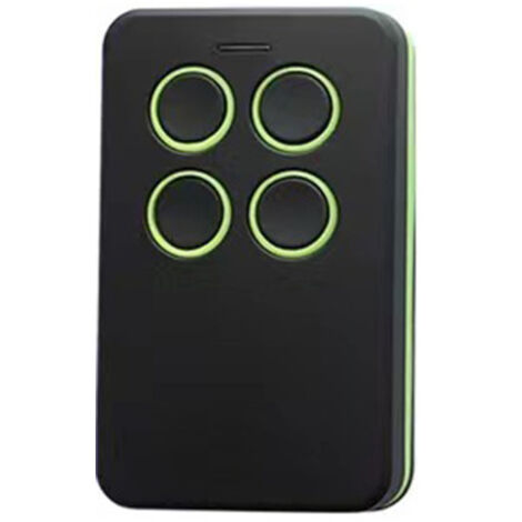 Télécommande universelle multi-fréquence (280–868 MHz) pour portes de garage et portes à enroulement – Compatible avec les systèmes HCS301 – Télécommande verte-lsw