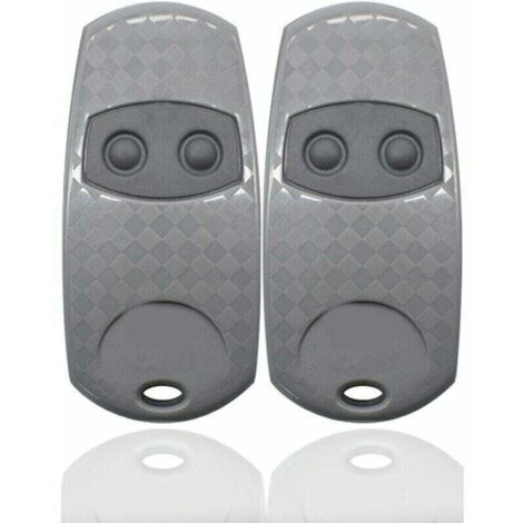 Télécommande Universelle Portail, Came Top 432EE Lot de 2 Telecommandes Portatives 433, Compatibles avec télécommande de Porte et de Garage Top432NA/432/432EV/432A /432M/432S T432/433.92MHz (Siber,TRI