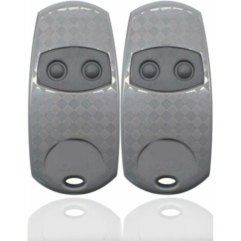 Télécommande Universelle Portail, Came Top 432EE Lot de 2 Telecommandes Portatives 433, Compatibles avec télécommande de Porte et de Garage Top432NA/432/432EV/432A /432M/432S T432/433.92MHz (Siber,TRI