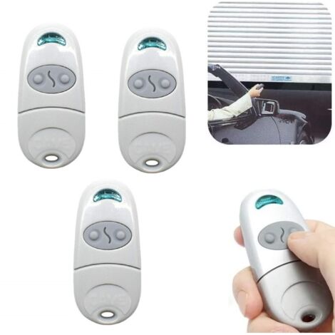 Télécommande Universelle Portail, Came Top 432NA Telecommandes Portatives 433, Compatibles avec télécommande de Porte et de Garage Top432EV/432/432EE/432A/432M/432S T432/CAME 432,433.92MHz(Blanc)3pcs