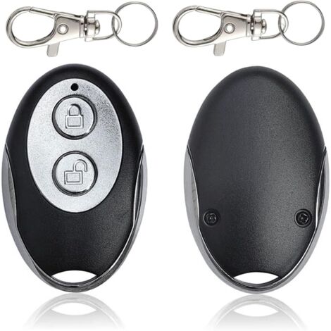 Telecommande Universelle Portail Telecommande Portail Telecommande Porte de Garage Télécommandes Duplicatrices à Code Fixe 433,92 MHz 2 Canaux 2pcs