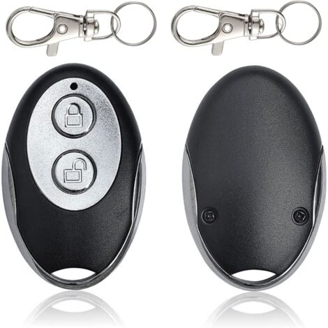 Telecommande Universelle Portail Telecommande Portail Telecommande Porte de Garage Télécommandes Duplicatrices à Code Fixe 433,92 MHz 2 Canaux 2pcs