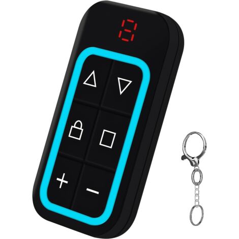 Telecommande Universelle Portail Telecommande Portail Universelle Bip Por-tail Univer-selle Rechargeable UCB-C Convient aux Interrupteurs de Porte de Garage et de Volet Roulant