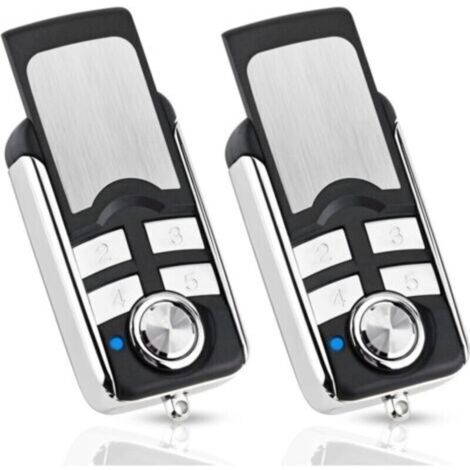 Telecommande Universelle Portail2 Pack Télécommande Émetteur Manuel Remplacement pour HORMANN HSE4-868-BS, HSE2-868-BS, HS4-868-BS, Compatible avec HORMANN BiSecur SupraMatic ProMatic Opérateurs