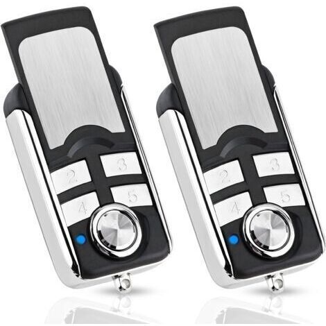 Telecommande Universelle Portail2 Pack Télécommande Émetteur Manuel Remplacement pour HORMANN HSE4-868-BS, HSE2-868-BS, HS4-868-BS, Compatible avec HORMANN BiSecur SupraMatic ProMatic Opérateurs