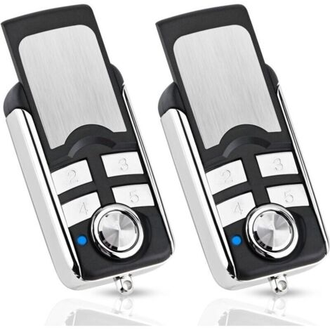 Telecommande Universelle Portail2 Pack Télécommande Émetteur Manuel Remplacement pour HORMANN HSE4-868-BS, HSE2-868-BS, HS4-868-BS, Compatible avec HORMANN BiSecur SupraMatic ProMatic Opérateurs