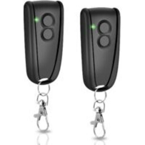 Telecommande Universelle Portail433,92 MHz Telecommande Porte Garage, 2 Boutons Telecommande Portail, Compatible Avec Ecostar RSC2, RSE2 Telecommande, Compatible Avec Liftronic 500, 700, 800 Porte de