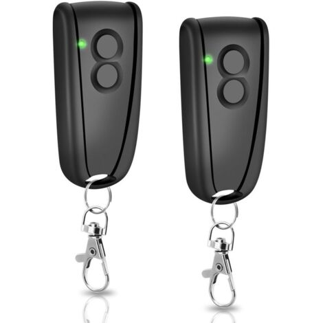 Telecommande Universelle Portail433,92 MHz Telecommande Porte Garage, 2 Boutons Telecommande Portail, Compatible Avec Ecostar RSC2, RSE2 Telecommande, Compatible Avec Liftronic 500, 700, 800 Porte de