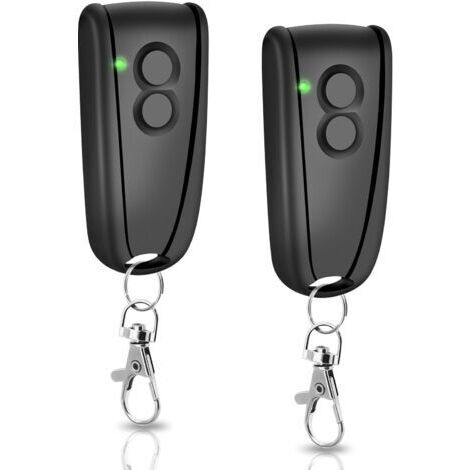 Telecommande Universelle Portail433,92 MHz Telecommande Porte Garage, 2 Boutons Telecommande Portail, Compatible Avec Ecostar RSC2, RSE2 Telecommande, Compatible Avec Liftronic 500, 700, 800 Porte de