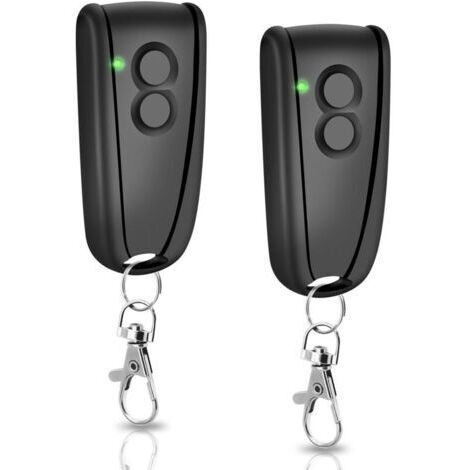Telecommande Universelle Portail433,92 MHz Telecommande Porte Garage, 2 Boutons Telecommande Portail, Compatible Avec Ecostar RSC2, RSE2 Telecommande, Compatible Avec Liftronic 500, 700, 800 Porte de