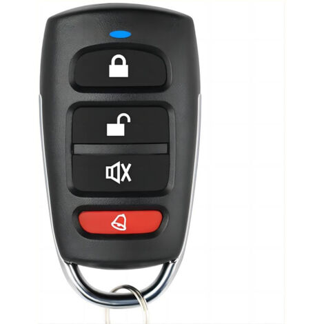 Télécommande Universelle Porte de Garage 433,92 MHz, Clé à Copier pour Portail Électrique, Duplicateur de Télécommode Clonage avec Breloque (Verrou Rouge)