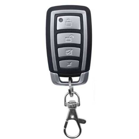 Télécommande universelle pour porte de garage - 433 MHz - Ouvre-porte de garage à 4 boutons - Pour interrupteurs, lumières et portes de garage