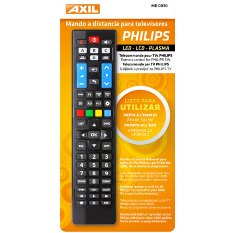 Télécommande Universelle Pour Téléviseurs Philips - Sans Programmation - Mbg France