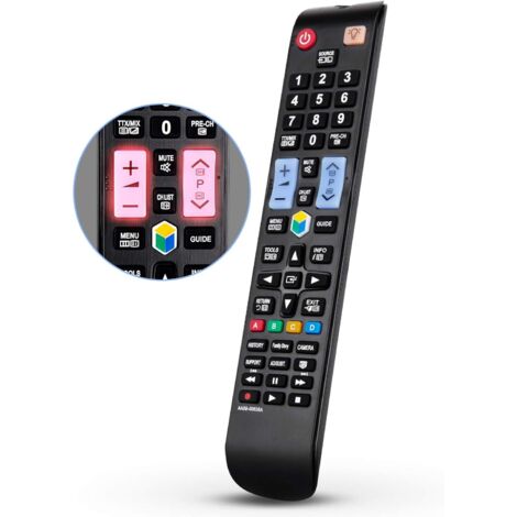 Télécommande universelle pour tous les téléviseurs Samsung LCD, LED, QLED, SUHD, UHD, HDTV incurvés, plasma, 4K et 3D Smart TV