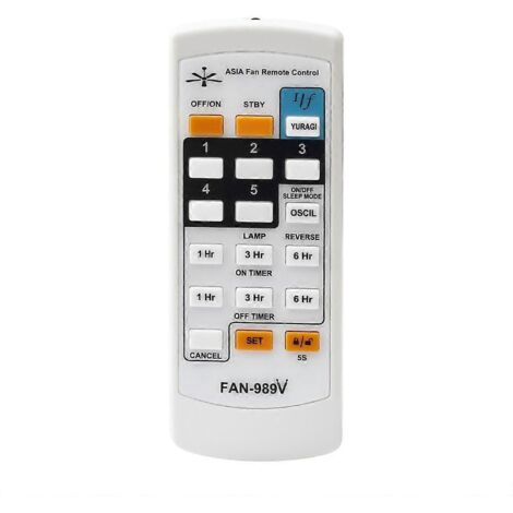 Télécommande Universelle pour Ventilateur FAN-989V - Régulateur de Vitesse