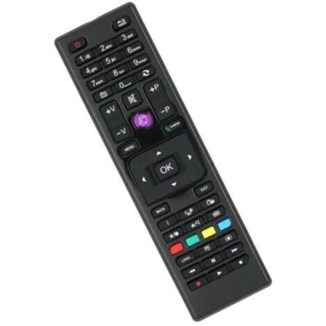 Télécommande universelle RC4875 – Compatible avec de nombreuses marques de téléviseurs et d'appareils – Fonctionne avec 2 piles AAA – Conception robuste, boutons doux au toucher, facile à utiliser