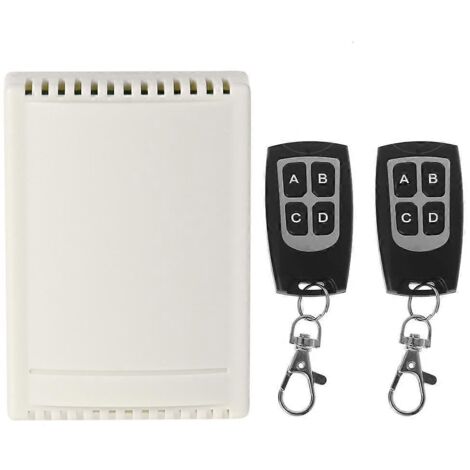 Télécommande universelle sans fil 4 canaux avec émetteur et récepteur 433 MHz