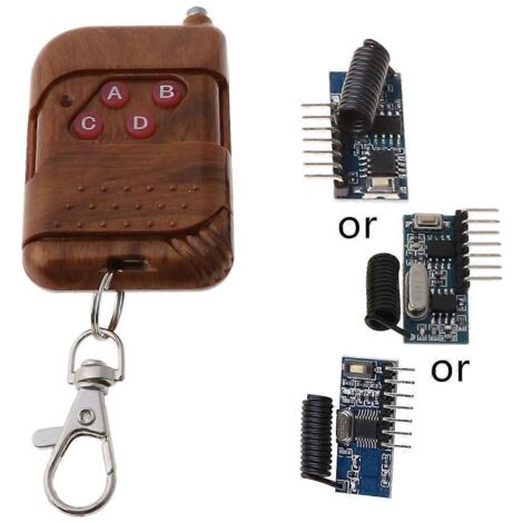 Télécommande universelle sans fil 433 MHz à code de copie 4 canaux