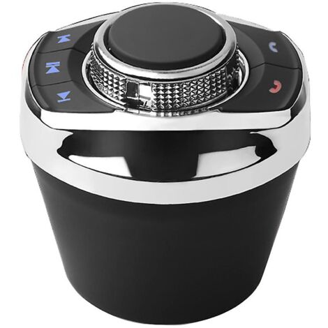 Télécommande universelle sans fil pour volant de voiture, 100 % neuve, compatible Bluetooth avec éclairage LED et 8 fonctions pour la navigation Android.-AquaForge