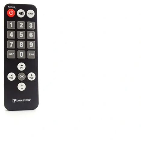 Télécommande universelle TNT pour seniors PIL0367