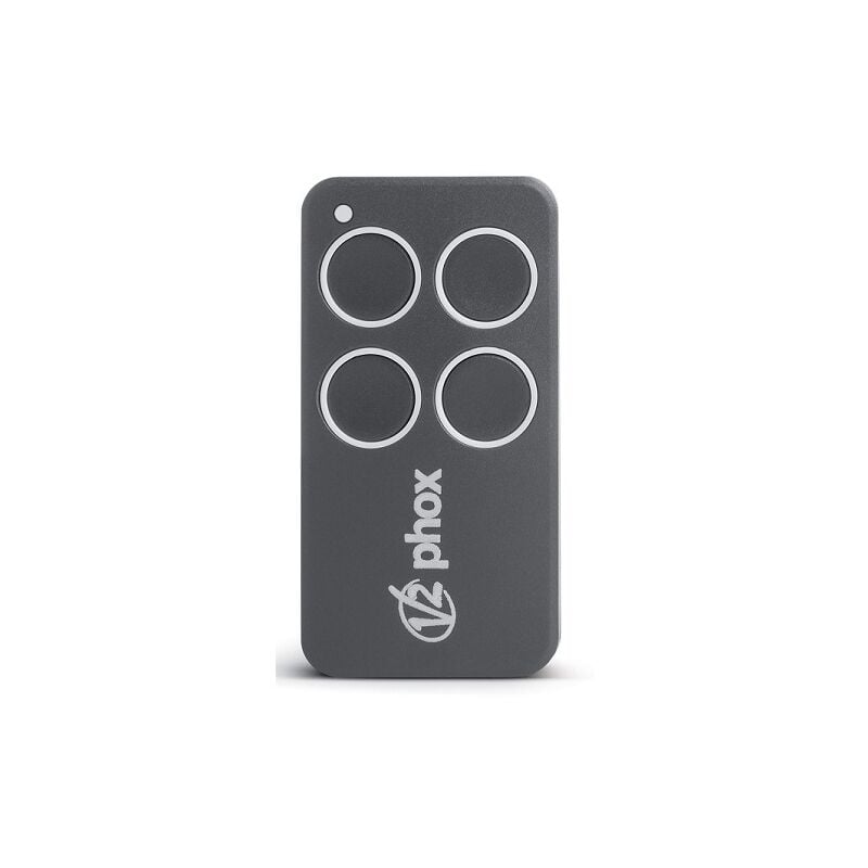 V2 Electronica - V2 phox 4 Contrat 50 - Télécommande 4 boutons Pour portails et garages - Rolling Code - 433,92 MHz - Compatible wally / MR2