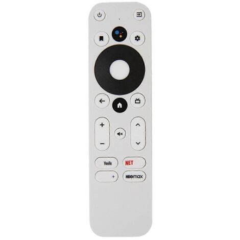 Télécommande vocale blanche pour boîtier TV Android 4K UHD KM2/KM2 PLUS