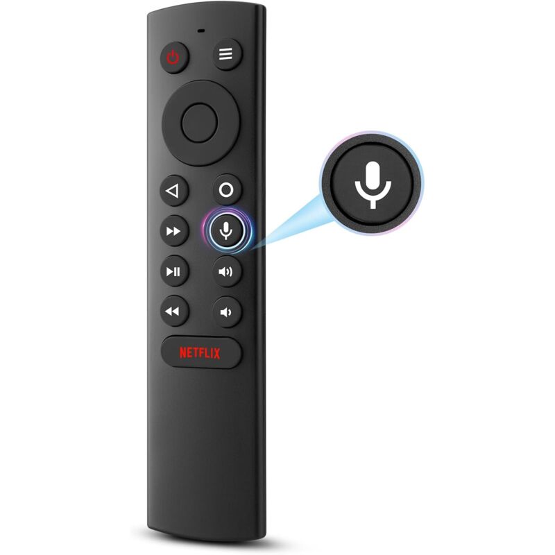 Télécommande vocale de remplacement pour lecteur multimédia et streaming NVIDIA Shield TV et NVIDIA Shield TV Pro, 2015 / 2017 / 2019, tous les