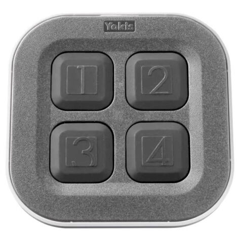 TÉLÉCOMMANDE YOKIS À POSER DESIGN - 4 TOUCHES (5454433) YOKGALET4TP